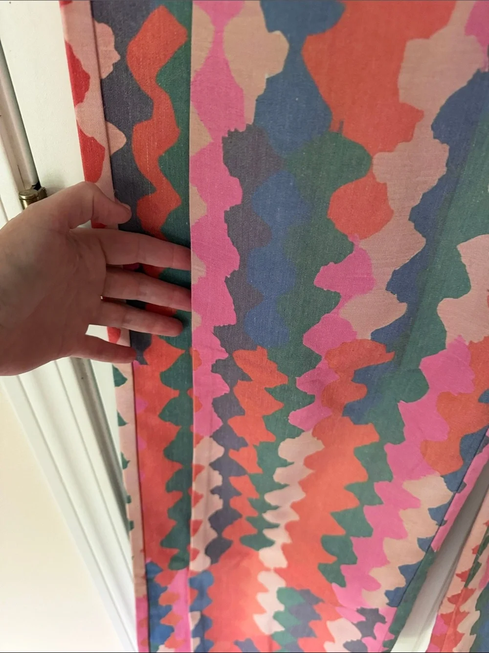 Multicolor High Rise Wide Leg Pants - Picture 3 of 8